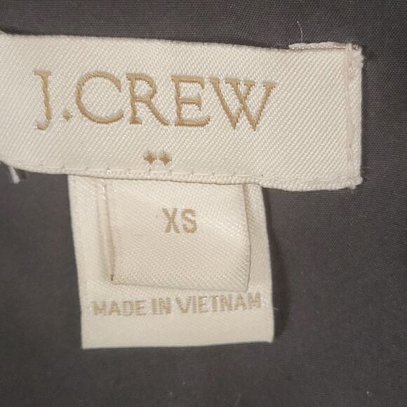 J. Crew Factory Plaid Puffer Vest Gray Black Quilted Sleeveless Jacket Layer Top - Picture 6 of 9